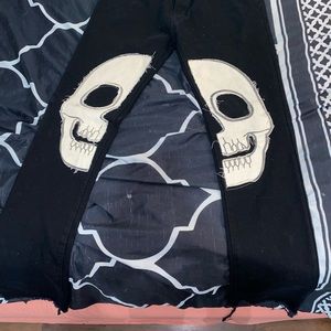 Jeans Skull Design